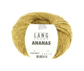 Pelote à tricoter ANANAS – Lang Yarns - Fil durable en lyocell et fibres d’ananas