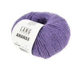 Pelote à tricoter ANANAS – Lang Yarns - Fil durable en lyocell et fibres d’ananas