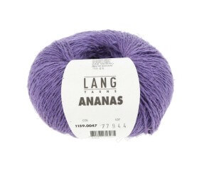 Pelote à tricoter ANANAS – Lang Yarns - Fil durable en lyocell et fibres d’ananas