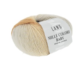 Pelote à tricoter MILLE COLORI BABY – Lang Yarns - 100% laine mérinos extrafine aux mille nuances colorées