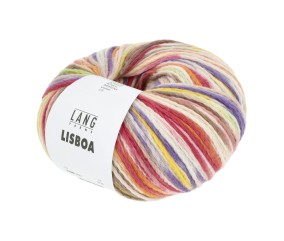 Pelote à tricoter LISBOA - 100gr – Lang Yarns - 100% coton, légèreté et éclat inspirés du Portugal