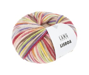Pelote à tricoter LISBOA - 100gr – Lang Yarns - 100% coton, légèreté et éclat inspirés du Portugal