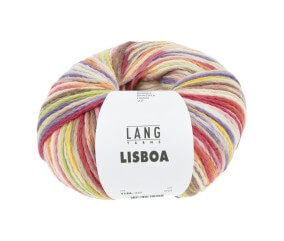 Pelote à tricoter LISBOA - 100gr – Lang Yarns - 100% coton, légèreté et éclat inspirés du Portugal