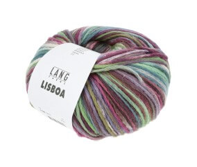 Pelote à tricoter LISBOA - 100gr – Lang Yarns - 100% coton, légèreté et éclat inspirés du Portugal