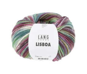 Pelote à tricoter LISBOA - 100gr – Lang Yarns - 100% coton, légèreté et éclat inspirés du Portugal