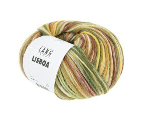 Pelote à tricoter LISBOA - 100gr – Lang Yarns - 100% coton, légèreté et éclat inspirés du Portugal