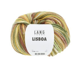 Pelote à tricoter LISBOA - 100gr – Lang Yarns - 100% coton, légèreté et éclat inspirés du Portugal