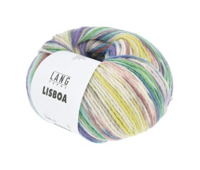 Pelote à tricoter LISBOA - 100gr – Lang Yarns - 100% coton, légèreté et éclat inspirés du Portugal