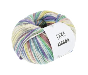 Pelote à tricoter LISBOA - 100gr – Lang Yarns - 100% coton, légèreté et éclat inspirés du Portugal