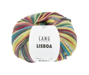 Pelote à tricoter LISBOA - 100gr – Lang Yarns - 100% coton, légèreté et éclat inspirés du Portugal