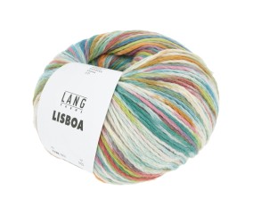 Pelote à tricoter LISBOA - 100gr – Lang Yarns - 100% coton, légèreté et éclat inspirés du Portugal