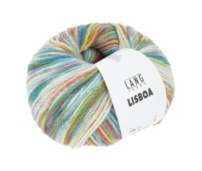 Pelote à tricoter LISBOA - 100gr – Lang Yarns - 100% coton, légèreté et éclat inspirés du Portugal