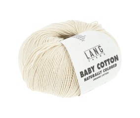 Pelote à tricoter BABY COTTON NATURALLY COLORED – Lang Yarns
