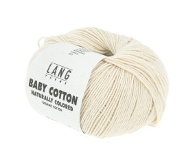Pelote à tricoter BABY COTTON NATURALLY COLORED – Lang Yarns