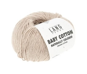 Pelote à tricoter BABY COTTON NATURALLY COLORED – Lang Yarns