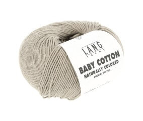 Pelote à tricoter BABY COTTON NATURALLY COLORED – Lang Yarns