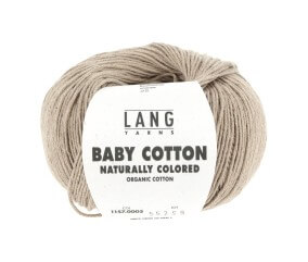Pelote à tricoter BABY COTTON NATURALLY COLORED – Lang Yarns