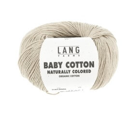 Pelote à tricoter BABY COTTON NATURALLY COLORED – Lang Yarns