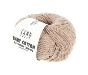Pelote à tricoter BABY COTTON NATURALLY COLORED – Lang Yarns