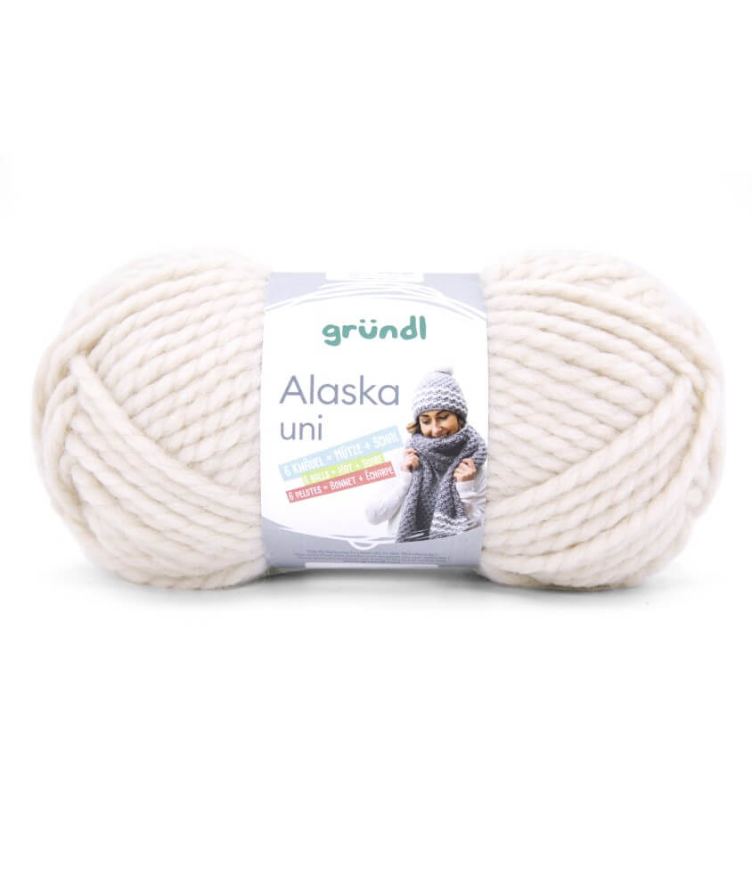 Pelote de laine à tricoter ALASKA - 100gr - Gründl