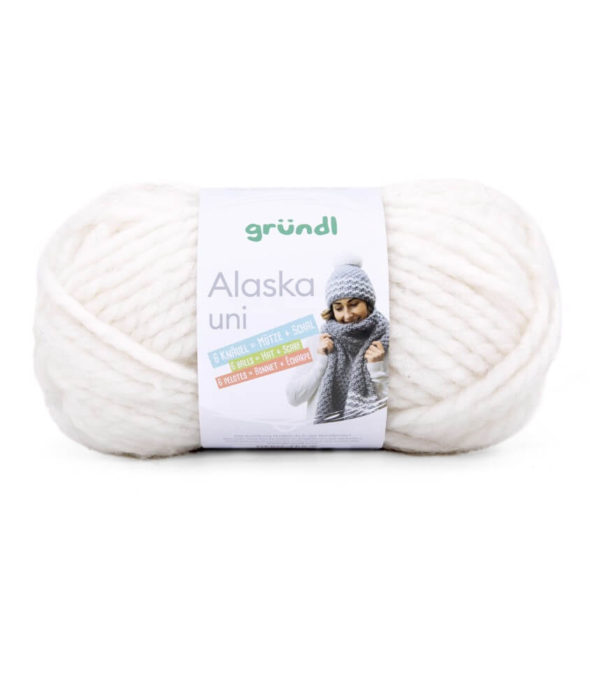 Pelote de laine à tricoter ALASKA - 100gr - Gründl