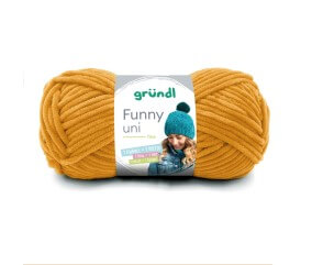 Fil à tricoter effet velour FUNNY - Grundl - 100 Gr - Oeko-Tex