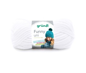 Fil à tricoter effet velour FUNNY - Grundl - 100 Gr - Oeko-Tex
