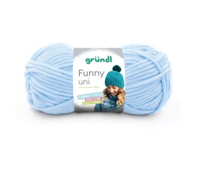 Fil à tricoter effet velour FUNNY - Grundl - 100 Gr - Oeko-Tex