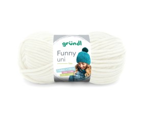 Fil à tricoter effet velour FUNNY - Grundl - 100 Gr - Oeko-Tex