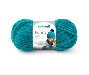 Fil à tricoter effet velour FUNNY - Grundl - 100 Gr - Oeko-Tex
