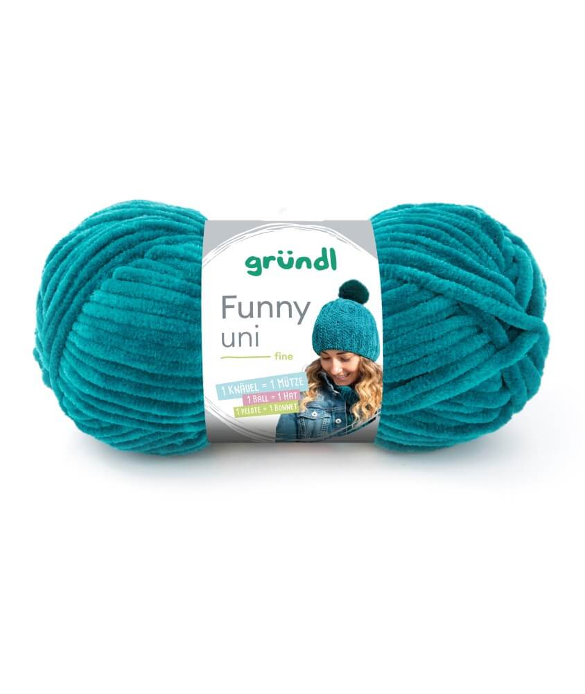 Fil à tricoter effet velour FUNNY - Grundl - 100 Gr - Oeko-Tex Fil à tricoter effet velour FUNNY - Grundl - 100 Gr - Oeko-Tex