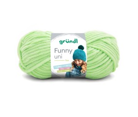 Fil à tricoter effet velour FUNNY - Grundl - 100 Gr - Oeko-Tex