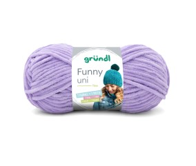 Fil à tricoter effet velour FUNNY - Grundl - 100 Gr - Oeko-Tex