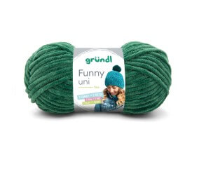 Fil à tricoter effet velour FUNNY - Grundl - 100 Gr - Oeko-Tex