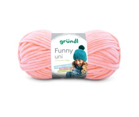 Fil à tricoter effet velour FUNNY - Grundl - 100 Gr - Oeko-Tex
