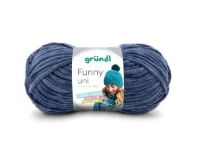 Fil à tricoter effet velour FUNNY - Grundl - 100 Gr - Oeko-Tex