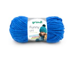 Fil à tricoter effet velour FUNNY - Grundl - 100 Gr - Oeko-Tex