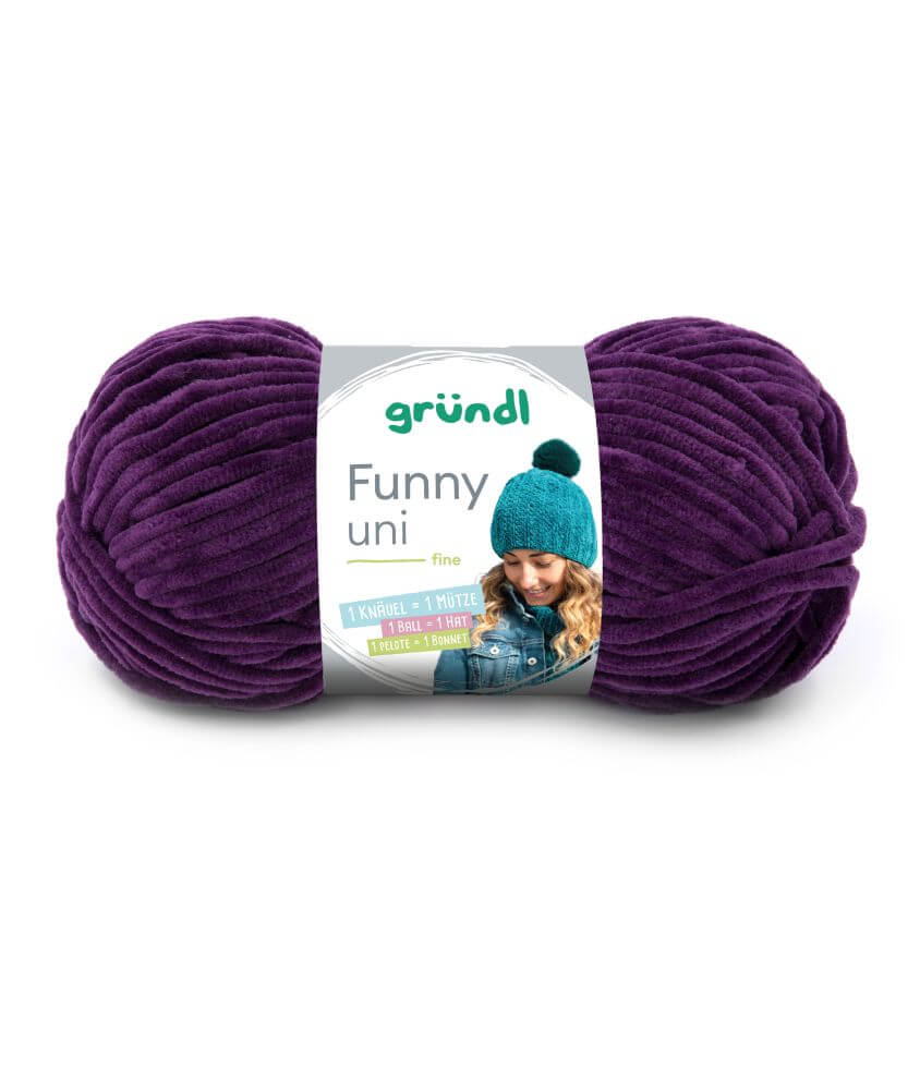 Fil à tricoter effet velour FUNNY - Grundl - 100 Gr - Oeko-Tex Fil à tricoter effet velour FUNNY - Grundl - 100 Gr - Oeko-Tex