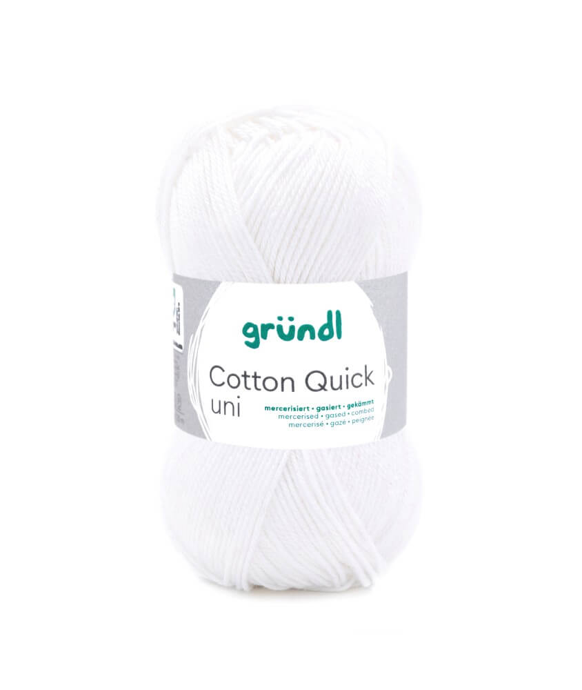 Fil à tricoter COTTON QUICK UNI - Gründl - PPSC - certifié Oeko-Tex Fil à tricoter COTTON QUICK UNI - Gründl - PPSC - certifié Oeko-Tex