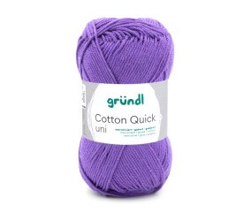 Fil à tricoter COTTON QUICK UNI - Gründl - PPSC - certifié Oeko-Tex