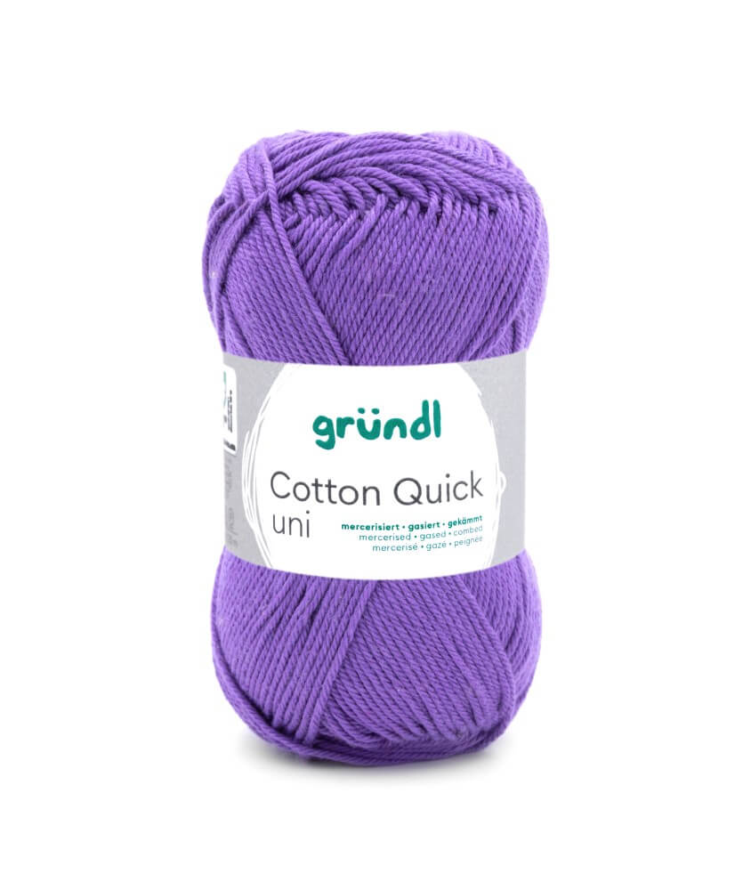Fil à tricoter COTTON QUICK UNI - Gründl - PPSC - certifié Oeko-Tex