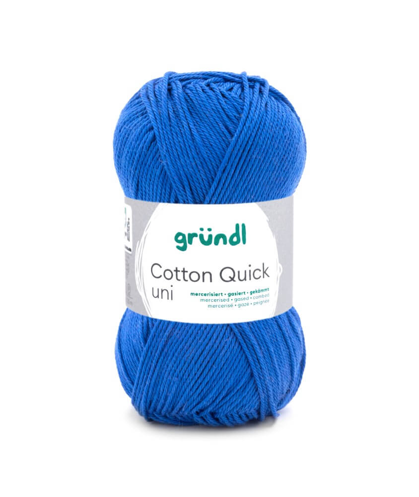 Fil à tricoter COTTON QUICK UNI - Gründl - PPSC - certifié Oeko-Tex Fil à tricoter COTTON QUICK UNI - Gründl - PPSC - certifié Oeko-Tex
