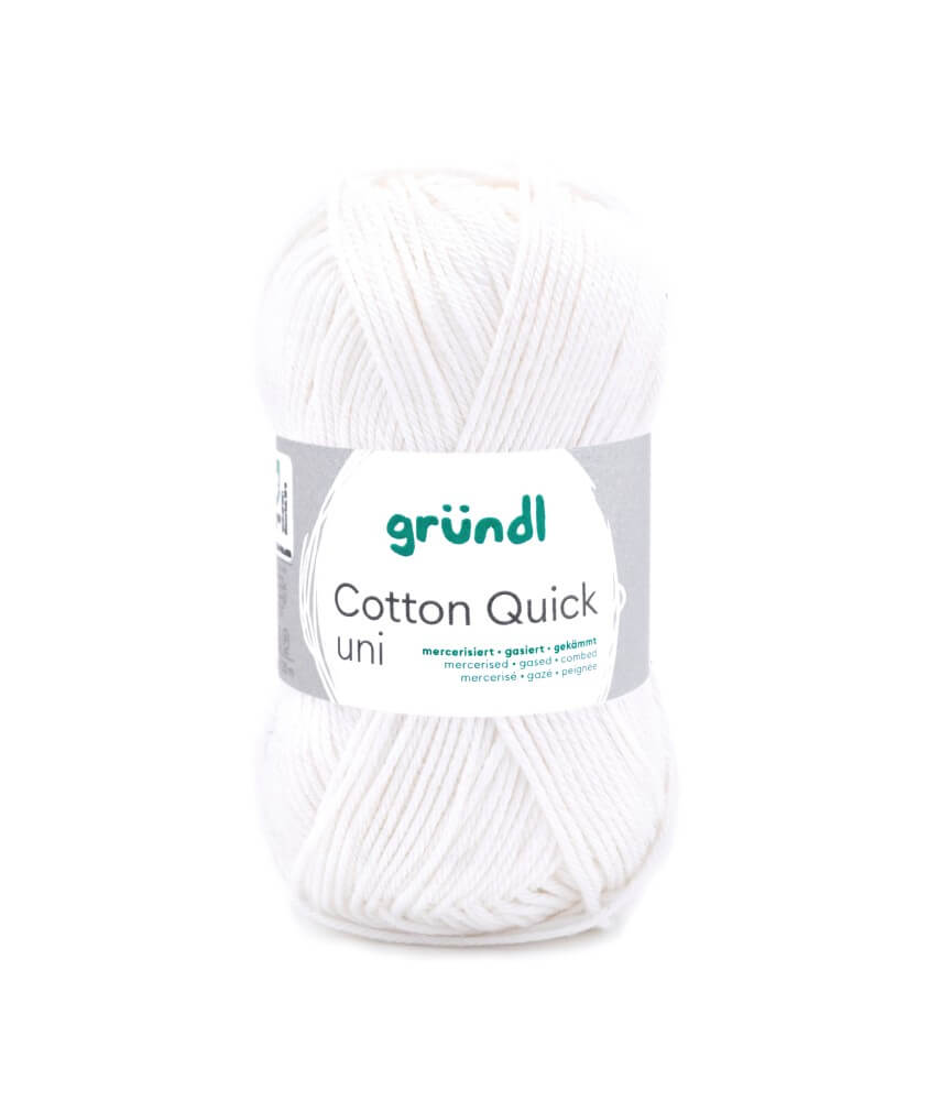 Fil à tricoter COTTON QUICK UNI - Gründl - PPSC - certifié Oeko-Tex Fil à tricoter COTTON QUICK UNI - Gründl - PPSC - certifié Oeko-Tex