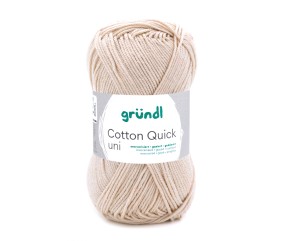Fil à tricoter COTTON QUICK UNI - Gründl - PPSC - certifié Oeko-Tex