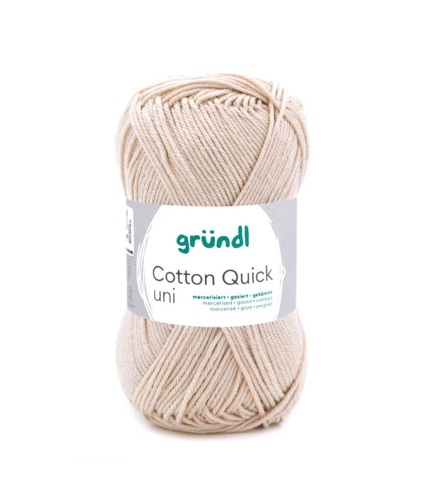 Fil à tricoter COTTON QUICK UNI - Gründl - PPSC - certifié Oeko-Tex Fil à tricoter COTTON QUICK UNI - Gründl - PPSC - certifié Oeko-Tex
