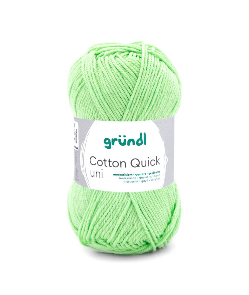 Fil à tricoter COTTON QUICK UNI - Gründl - PPSC - certifié Oeko-Tex Fil à tricoter COTTON QUICK UNI - Gründl - PPSC - certifié Oeko-Tex