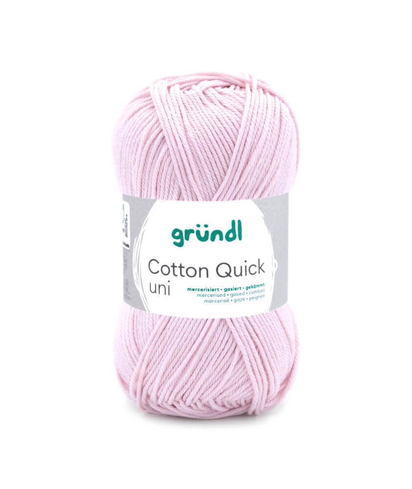 Fil à tricoter COTTON QUICK UNI - Gründl - PPSC - certifié Oeko-Tex Fil à tricoter COTTON QUICK UNI - Gründl - PPSC - certifié Oeko-Tex