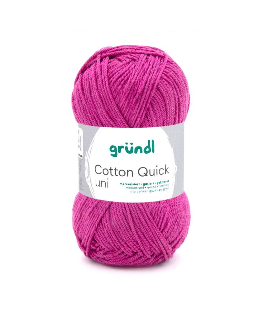Fil à tricoter COTTON QUICK UNI - Gründl - PPSC - certifié Oeko-Tex Fil à tricoter COTTON QUICK UNI - Gründl - PPSC - certifié Oeko-Tex