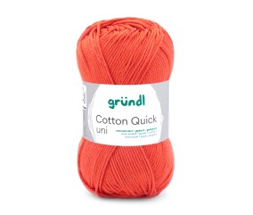Fil à tricoter COTTON QUICK UNI - Gründl - PPSC - certifié Oeko-Tex