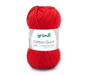 Fil à tricoter COTTON QUICK UNI - Gründl - PPSC - certifié Oeko-Tex